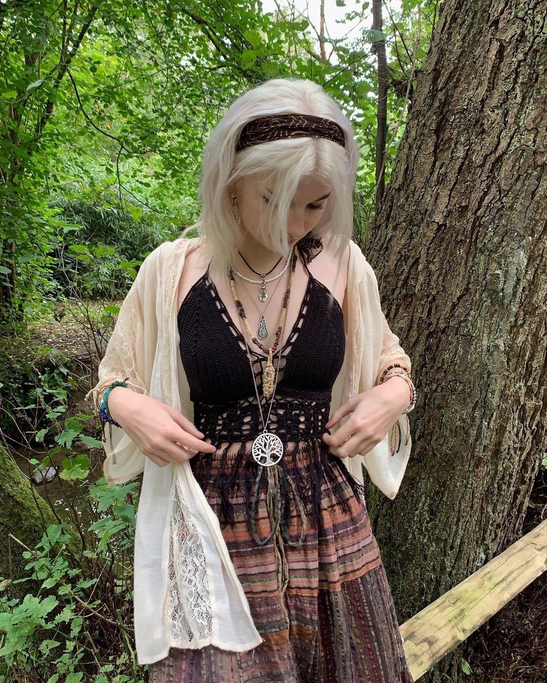 Women Vintage Fairy Grunge Mid-length Skirt Boho High Waist - Etsy UK