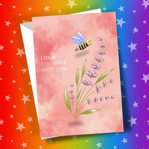 Bee Wild Card - 11x17 cm