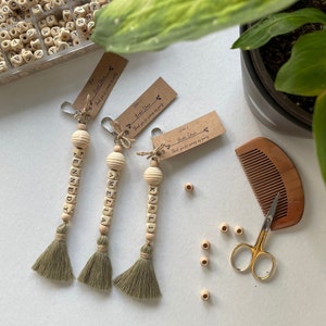 Macramé vrijgezellencadeaus, cadeaus bruidsmeisje voorstel, macramé sleutelhangers, macramé sleutelhanger boho, bruidsmeisje cadeau, Tie The Knot, trouwdag