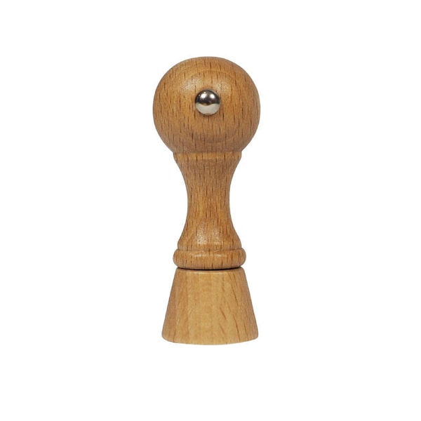 Solid wooden stamp handle - 2 cm ROUND