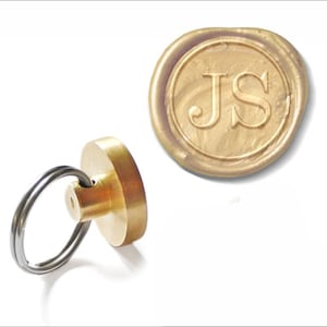 Elegante sello de lacre con monograma / Sello de invitación de boda personalizado / Decoración personalizada para regalos y sobres