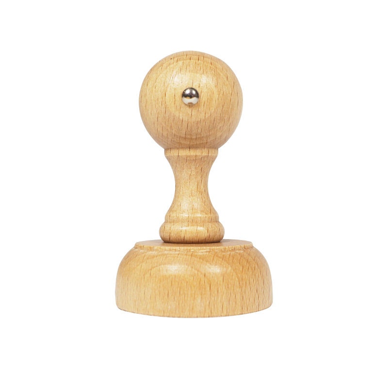 Solid Wooden Stamp Handle 4 Cm ROUND Etsy