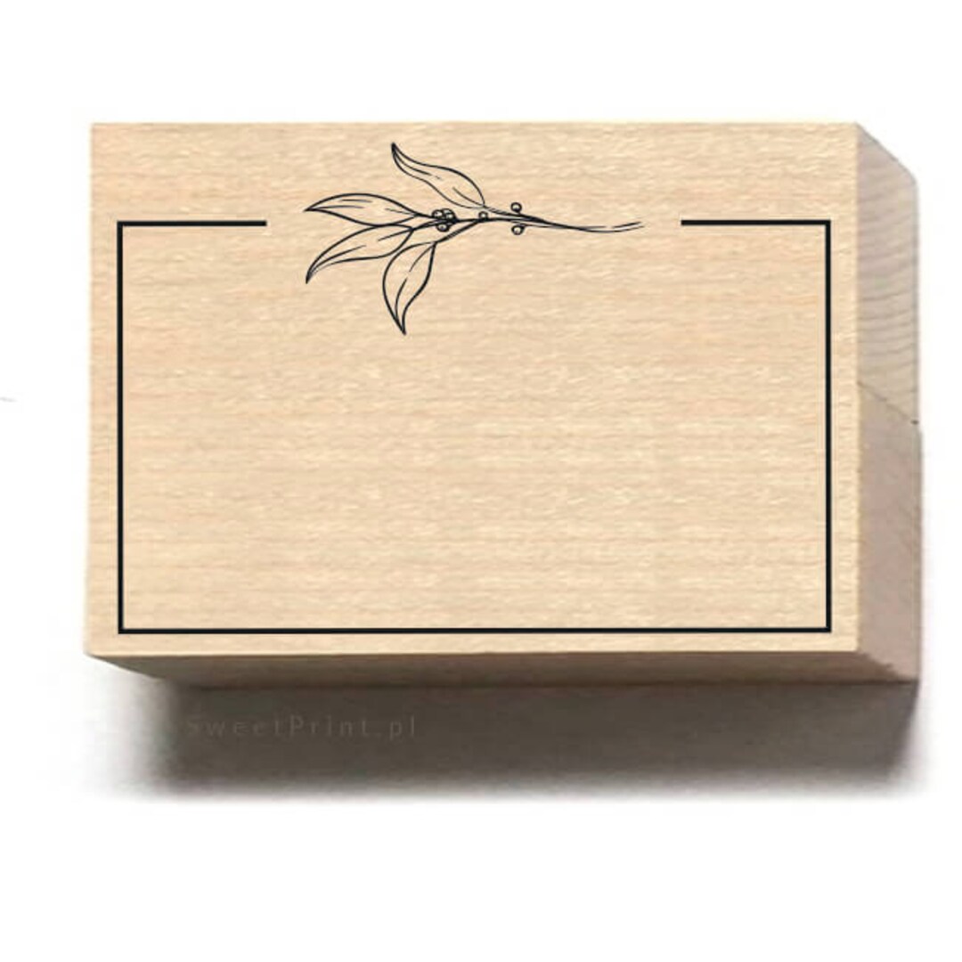 Note Journal Stamp Blank Bullet Journal Stamp / Planner Stamp / FRAME Floral STAMP - Etsy