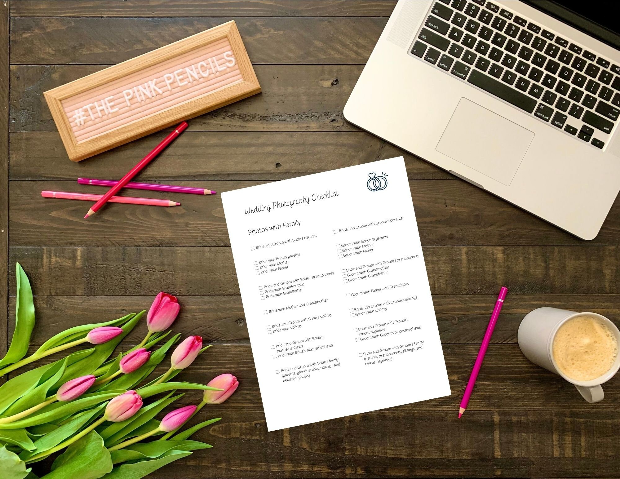 Wedding Photography Checklist Printable - Etsy