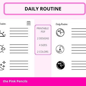 Daily Routine Printable