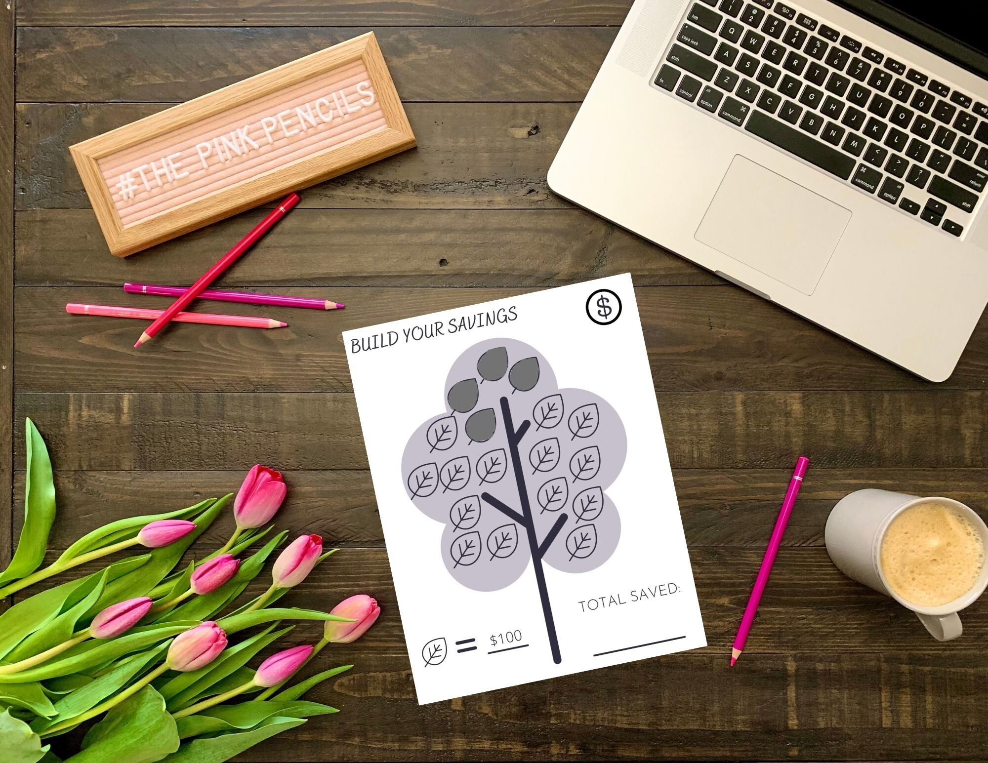 Savings Tree Examples Build Your Savings Tree Printable - Etsy