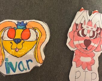 Custom Fursona badge.