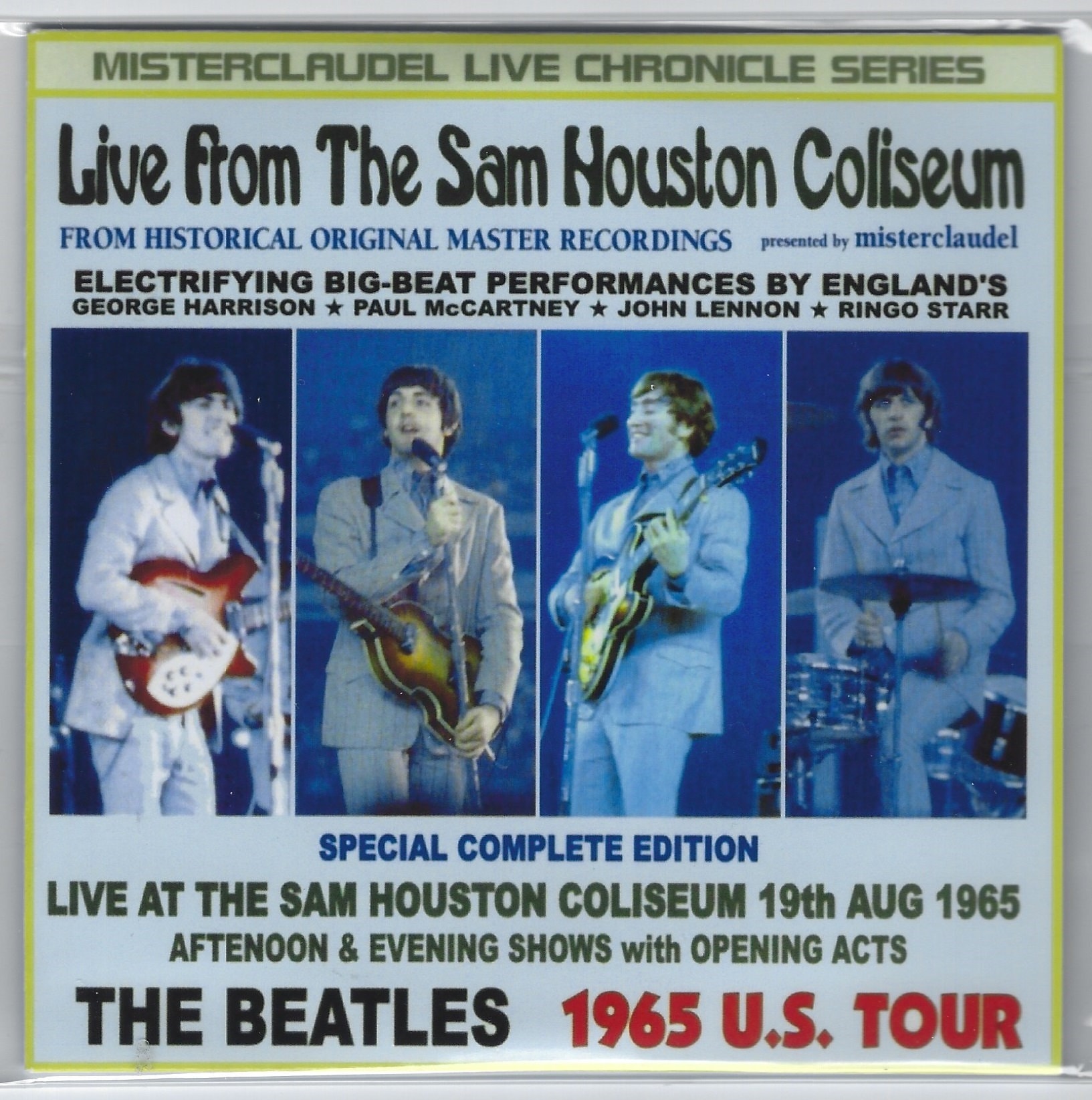 Beatles - Live at Sam Houston Coliseum 1965 - 3 CD - New - Etsy Norway