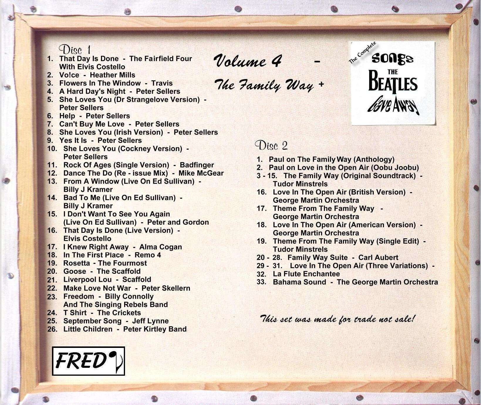 The Complete Songs the Beatles Gave Away - 8 CD - New - Etsy