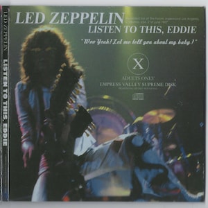 Led Zeppelin Listen to This Eddie - Etsy