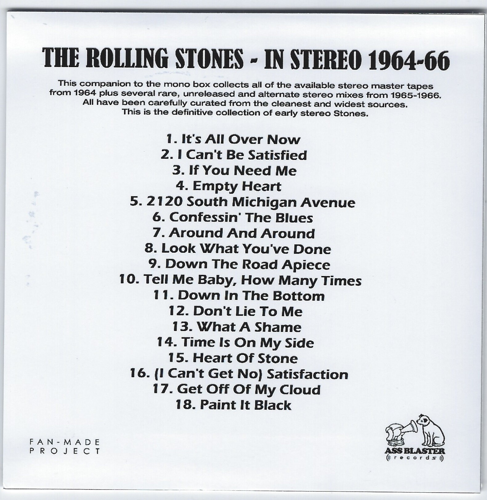 Rolling Stones - Rare Stereo 1964 to 1966 - 1 CD - New - Etsy