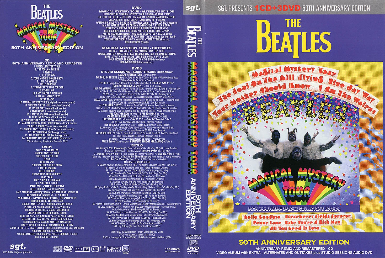 Beatles - Magical Mystery Tour 50th Anniversary Edition - 1 CD + 3