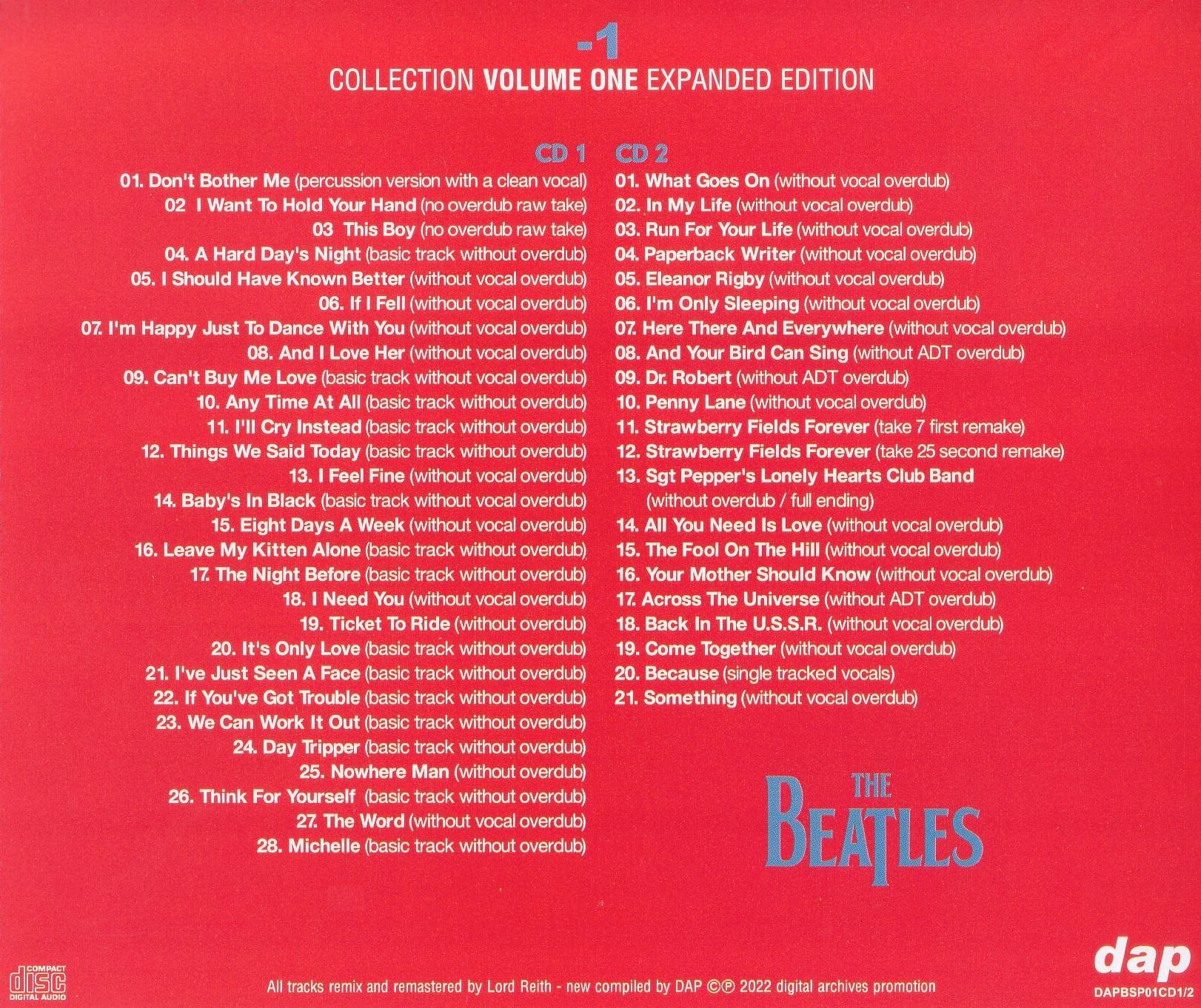 Beatleminus ビートルマイナス・ワン THE BEATLES ビートルズ / 最新音源解析 “マイナス・ワン” リミックス大全集