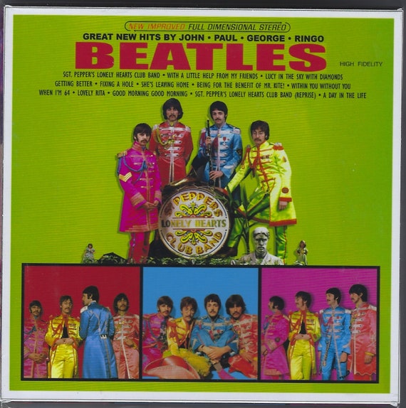 beatles sgt. pepper's .. (RARE!!送料込み） BEATLES Sgt. Peppers CAPITOL SMAS-2653 LP VG+ orange