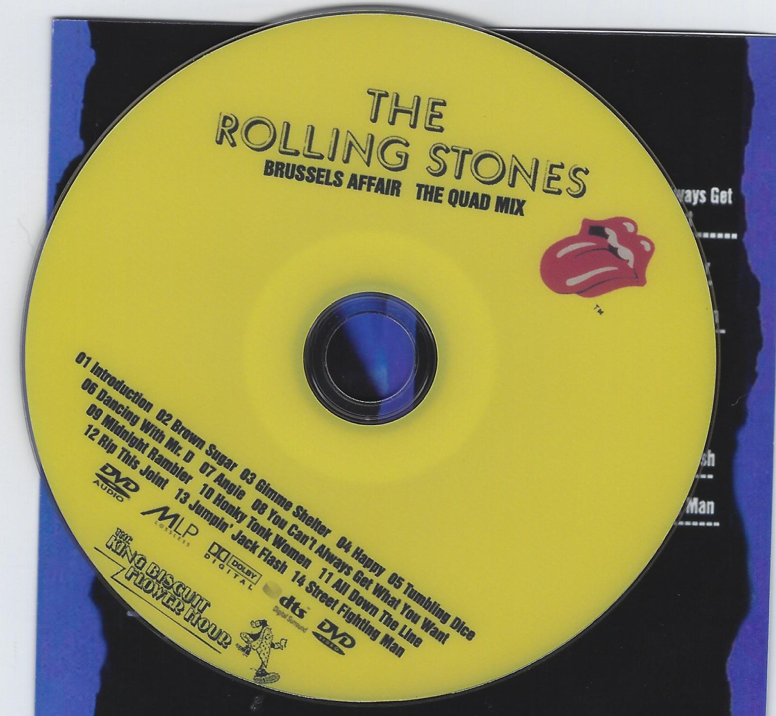 Rolling Stones - Brussels Affair - 1973 Live - Quad Mix - 1 DVD-A
