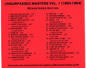 Rolling Stones - Unsurpassed Masters - 8 CD Covering 1963 thru 1979 PLUS Strictly Stereo 1964-69  - New