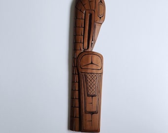 Coast Salish Carving Loon Signed