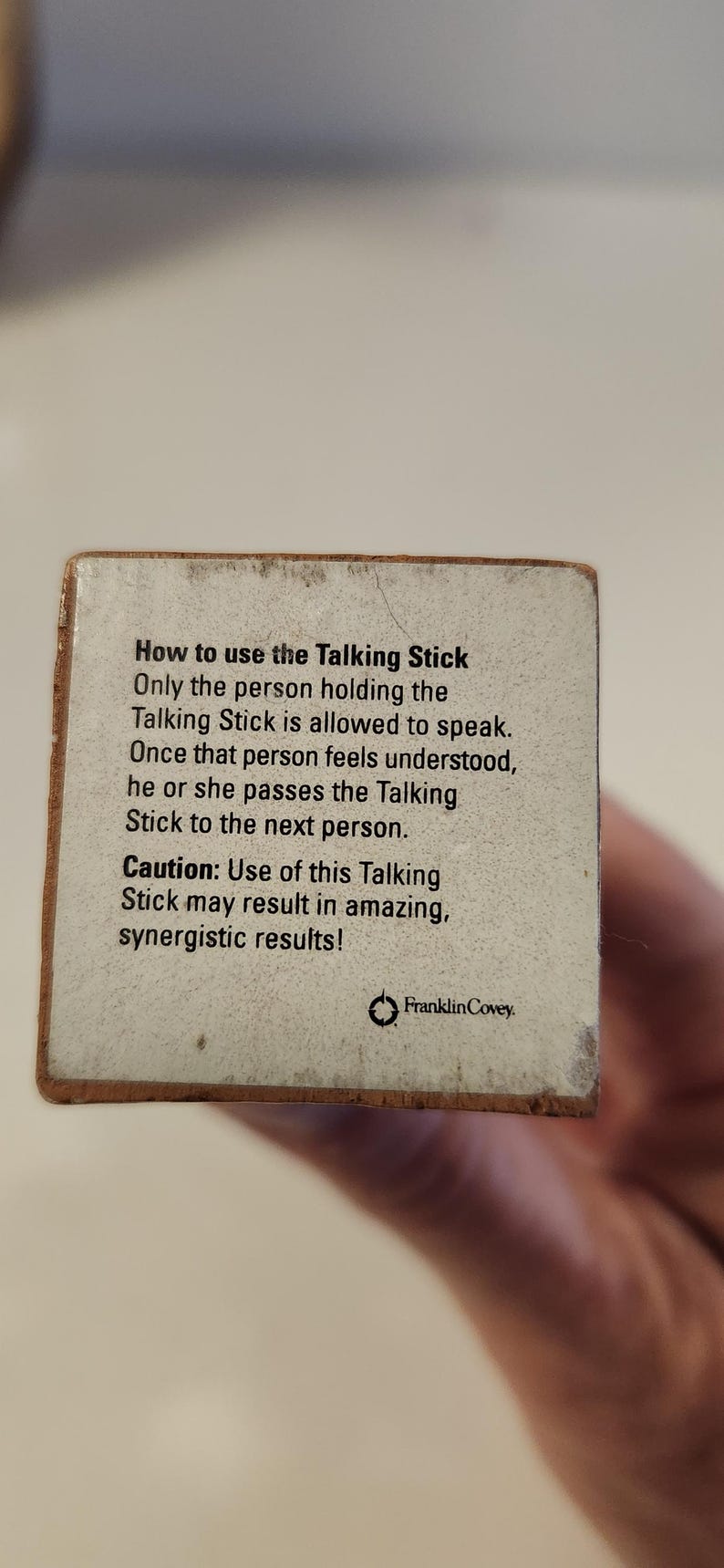 Talking Textblock Franklin Covey Talking Stick - Etsy