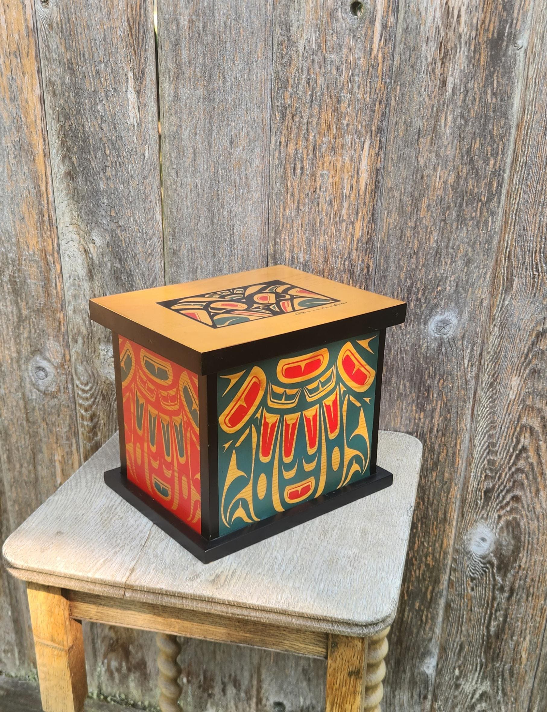 オブジェＢＯＸ Vintage Clarence A.wells Haida Box With Lid - Etsy