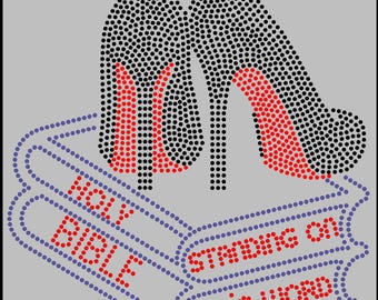 Standing on God's Word Rhinestone SVG SS10