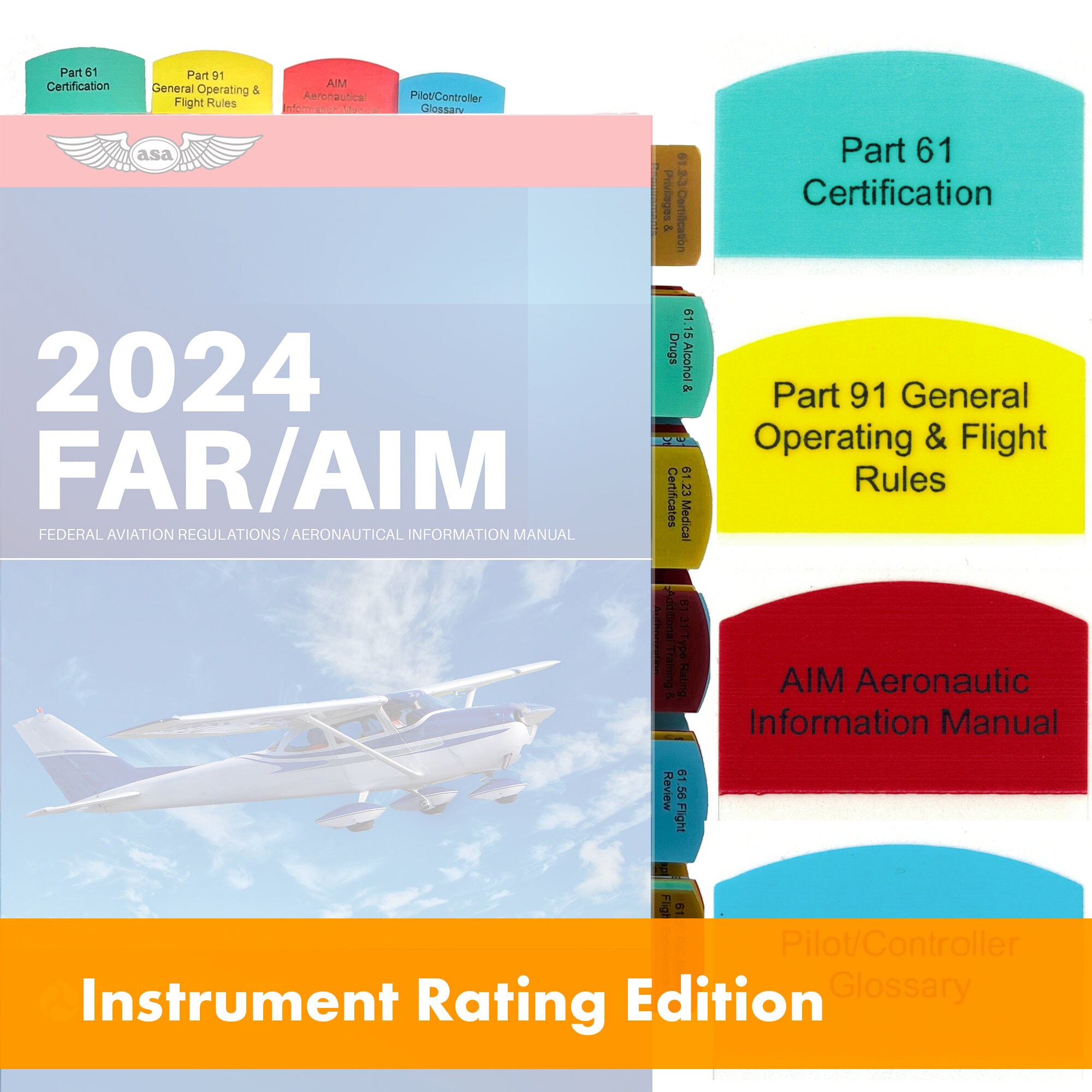Tabs for FAR/AIM 2025/2023 for Private/instrument