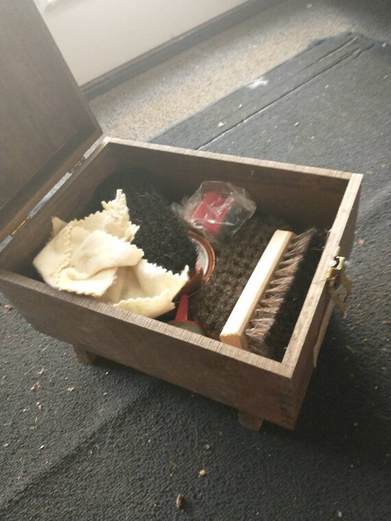 Kiwi Shoe Shine Kit Etsy