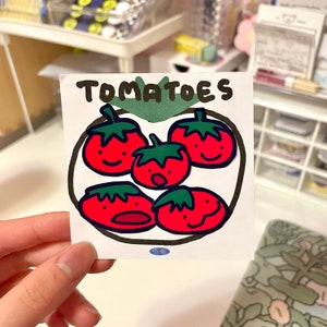 Funky Tomatoes Vinyl Sticker Pack