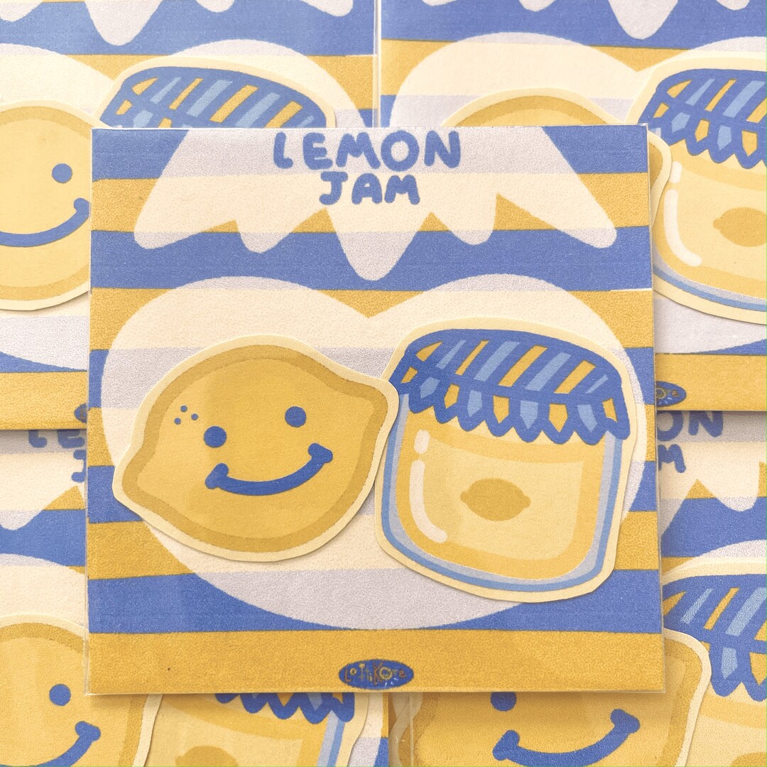 Lemon Jam Sticker Pack - Etsy