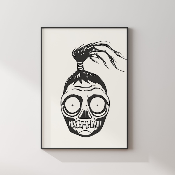 Shrunken Head Beetlejuice Etsy shrunken-head-beetlejuice-etsy