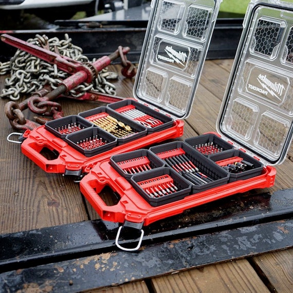 Milwaukee Shockwave Kit bins Bit Holders for Shockwave Packout Low Profile Etsy