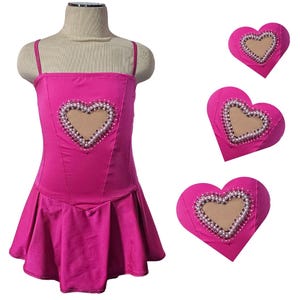 Sabrina Carpenter Kid&#39;s Halloween Costume Pop Star Dress Pink Birthday outfit for girls with rhinestones perfect for concert surprise gift