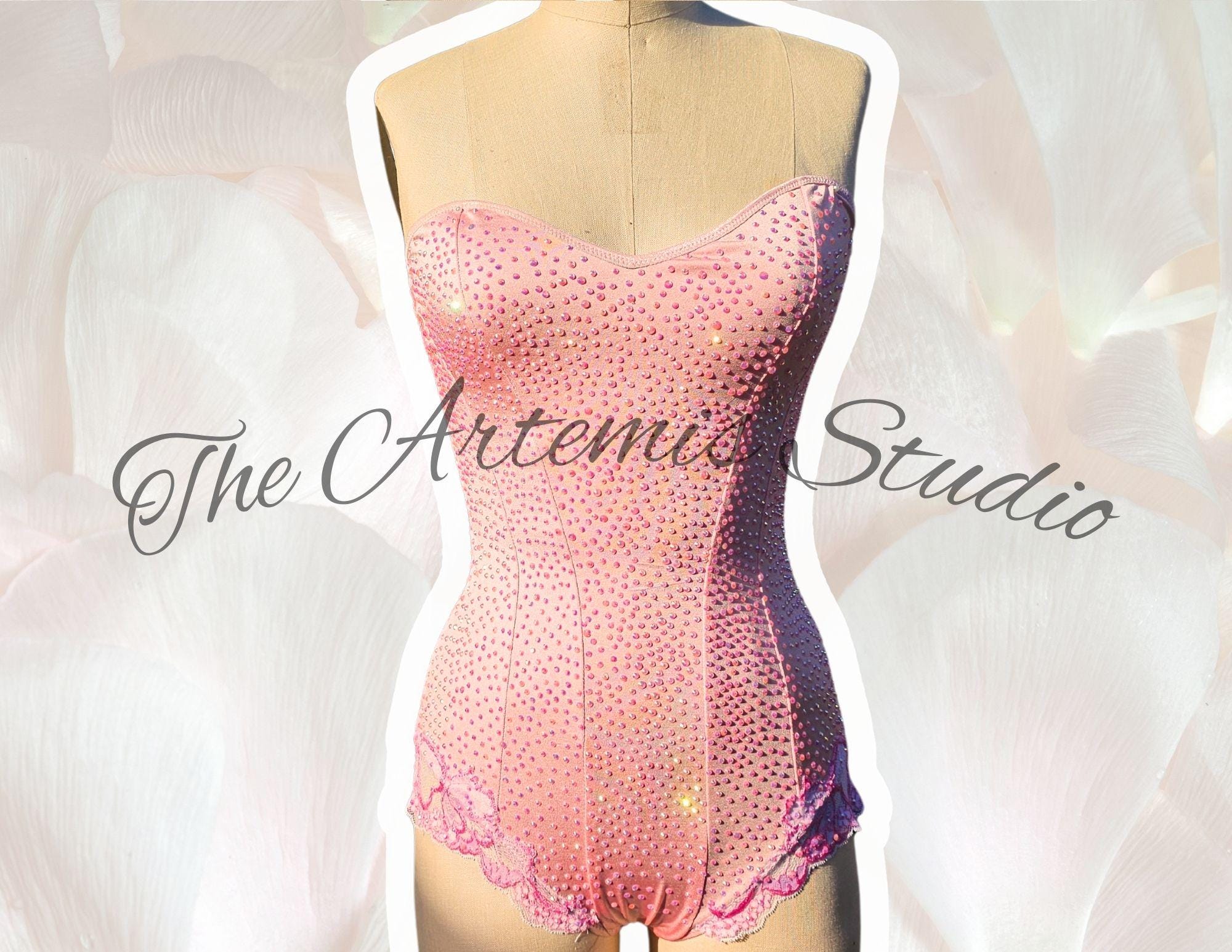 Pink Bodysuit With Rhinestones | Short and Sweet | Sabrina