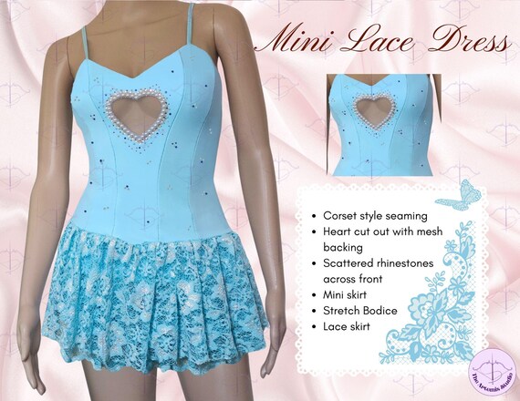 Sabrina Carpenter Costume Heart Cut Out Dress Corset Style Mini 