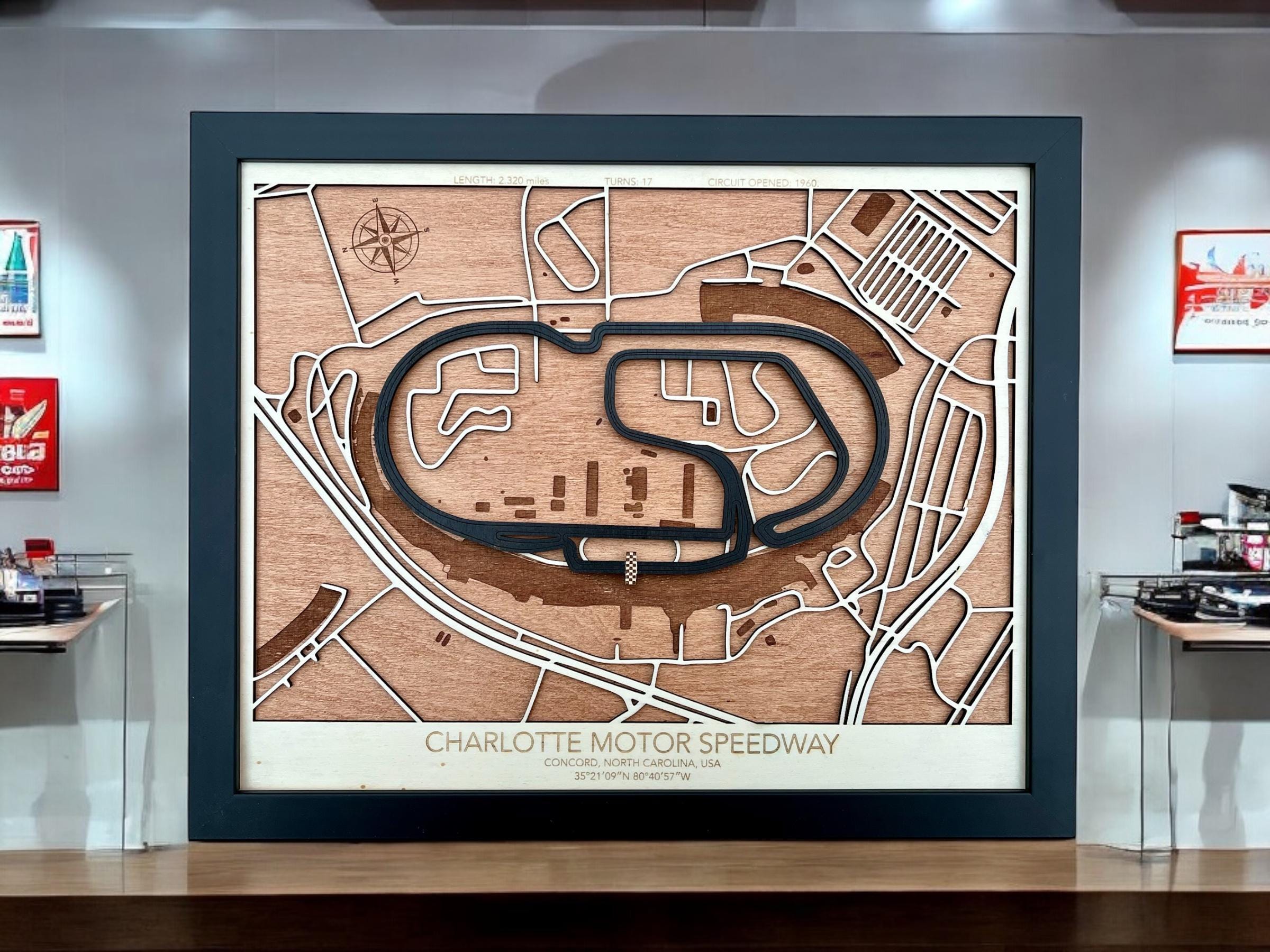 Custom Race Track Map Set of 5 | Any Circuit Worldwide | Wooden Racing ...