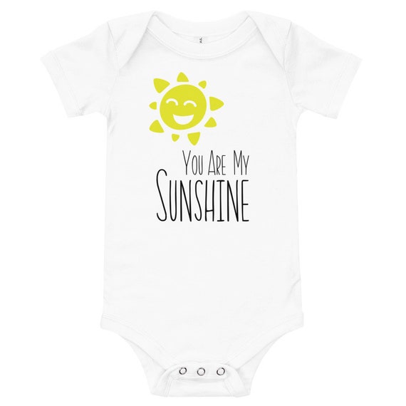 You Are My Sunshine Onesie Nursery Rhyme Onesie Baby Onesie Etsy
