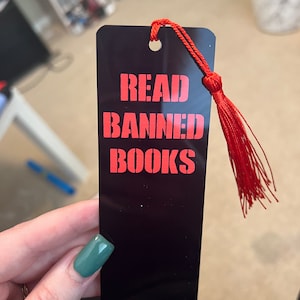 Read banned books bookmark