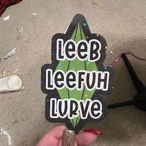 Leeb Leefuh Lurve Sims Aufkleber