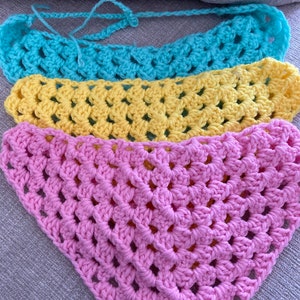 Crochet bandana