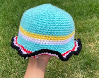 Max inspired Stranger things crochet bucket hat PDF pattern