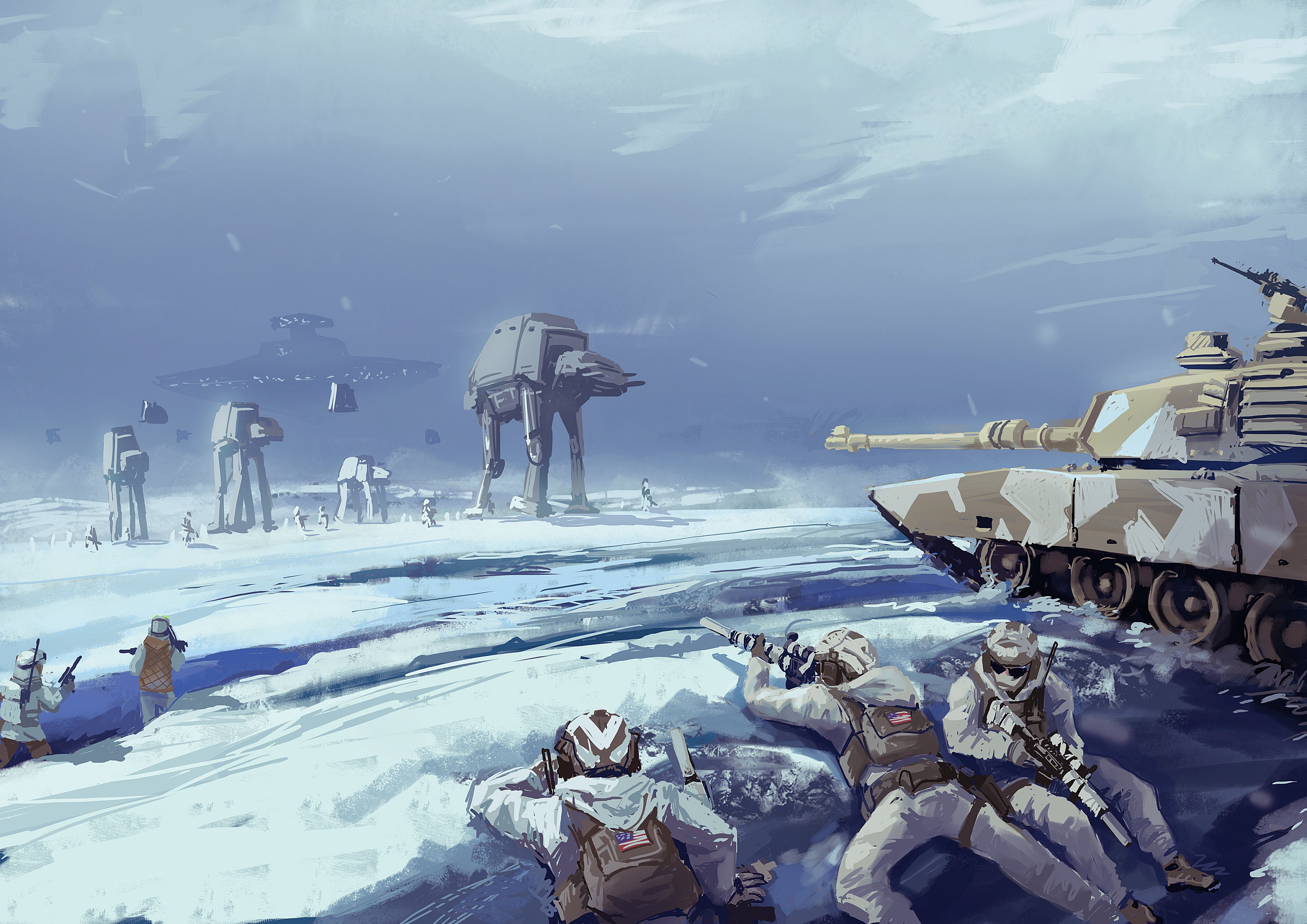 US Military at the Battle of Hoth - Etsy