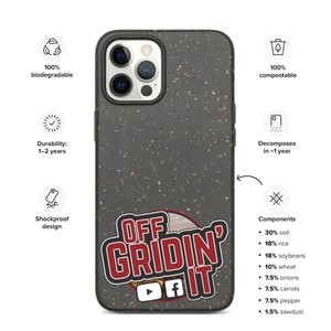 Off Gridin' IT iPhone Case - Biodegradable phone case