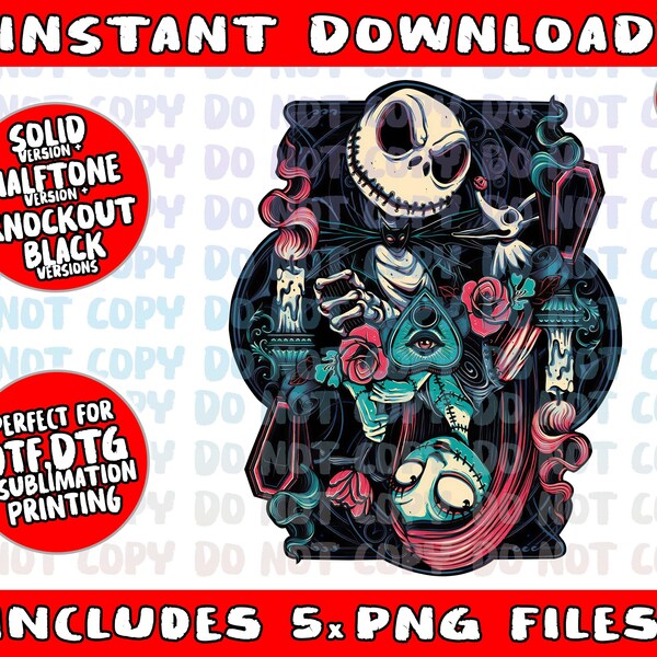 Jack and Sally Printable - Etsy