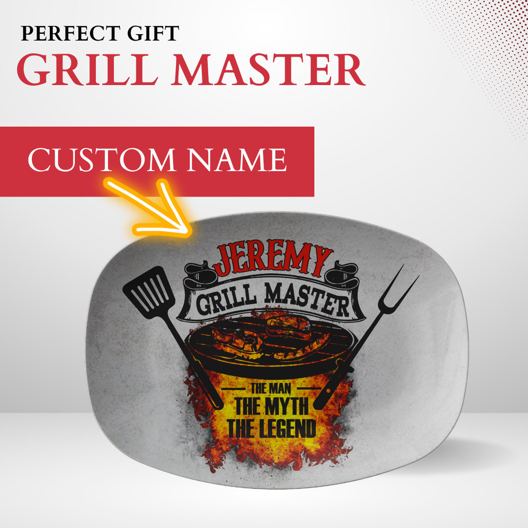 BBQ Grill Party Personalized Metal Plaque - Northwest Gifts