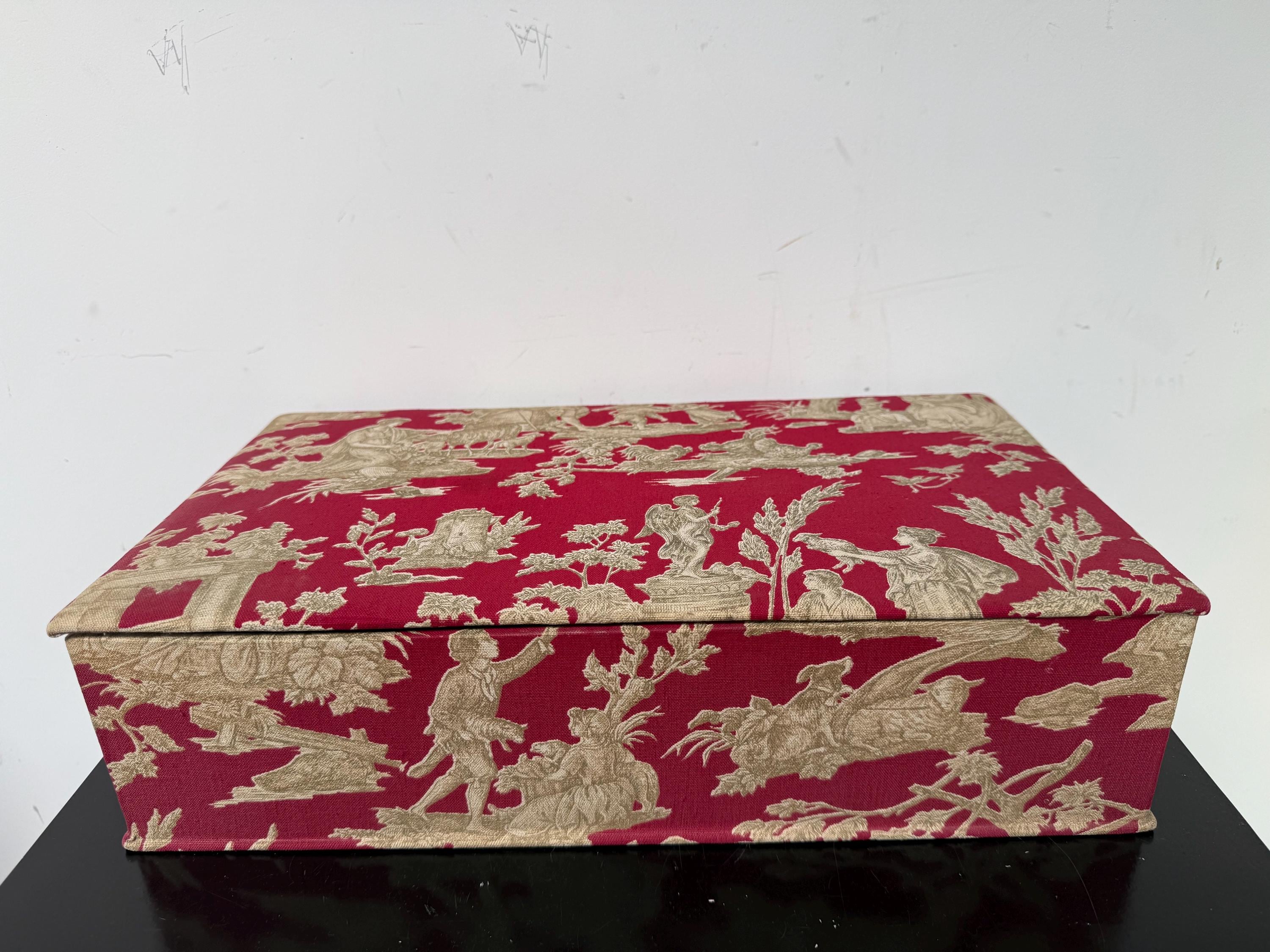 Toile De Jouy Box - Etsy