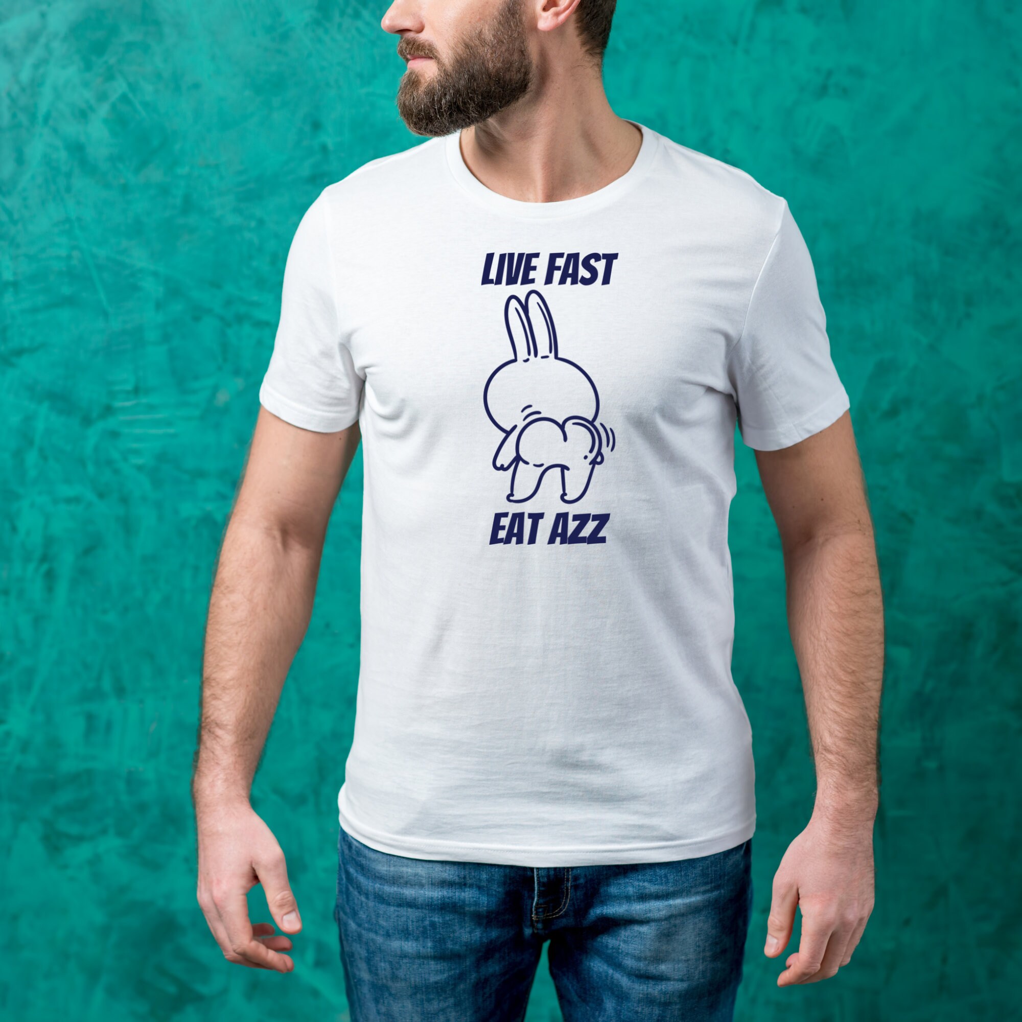 Live Fast Eat Ass SVG/PNG, Booty Clipart, Bunny Design Live Fast Eat Ass SVG/PNG, Booty Clipart, Bunny Design
