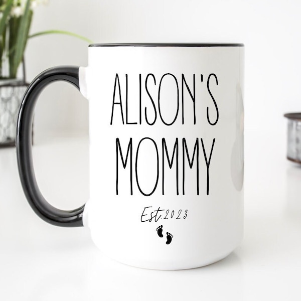 Mommy 2022 Mug, New Mom Gift Ideas, First Time Mom Gift, New Parent Gift, From Baby To Mom, Mom 2022, Mommy Coffee Mug