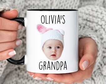 Personalized Baby Photo Mug, Grandparent Gift