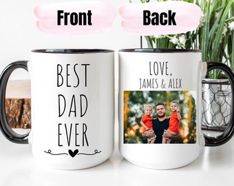 Personalized Photo Mug, Dad Gift