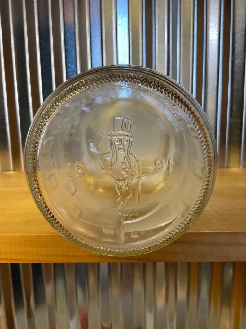 1991 PLANTERS MR. PEANUT 75th Birthday Jar No.326 Etsy