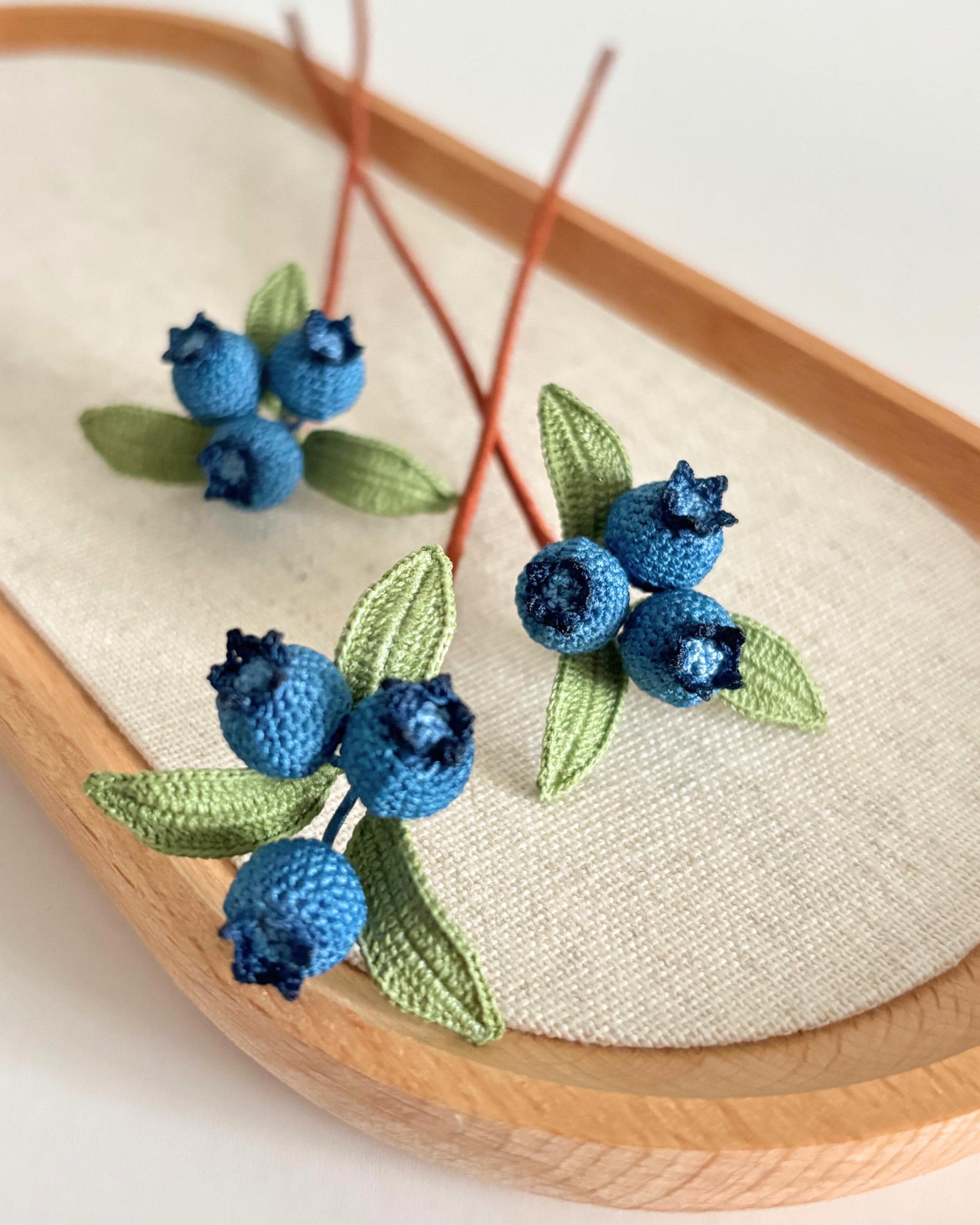 39 Blueberry Crochet Patterns for Fruit-Inspired Amigurumi, Keychains, Plushies, and More 38 Blueberries Bookmark Fruit Bookmark Handmade Micro